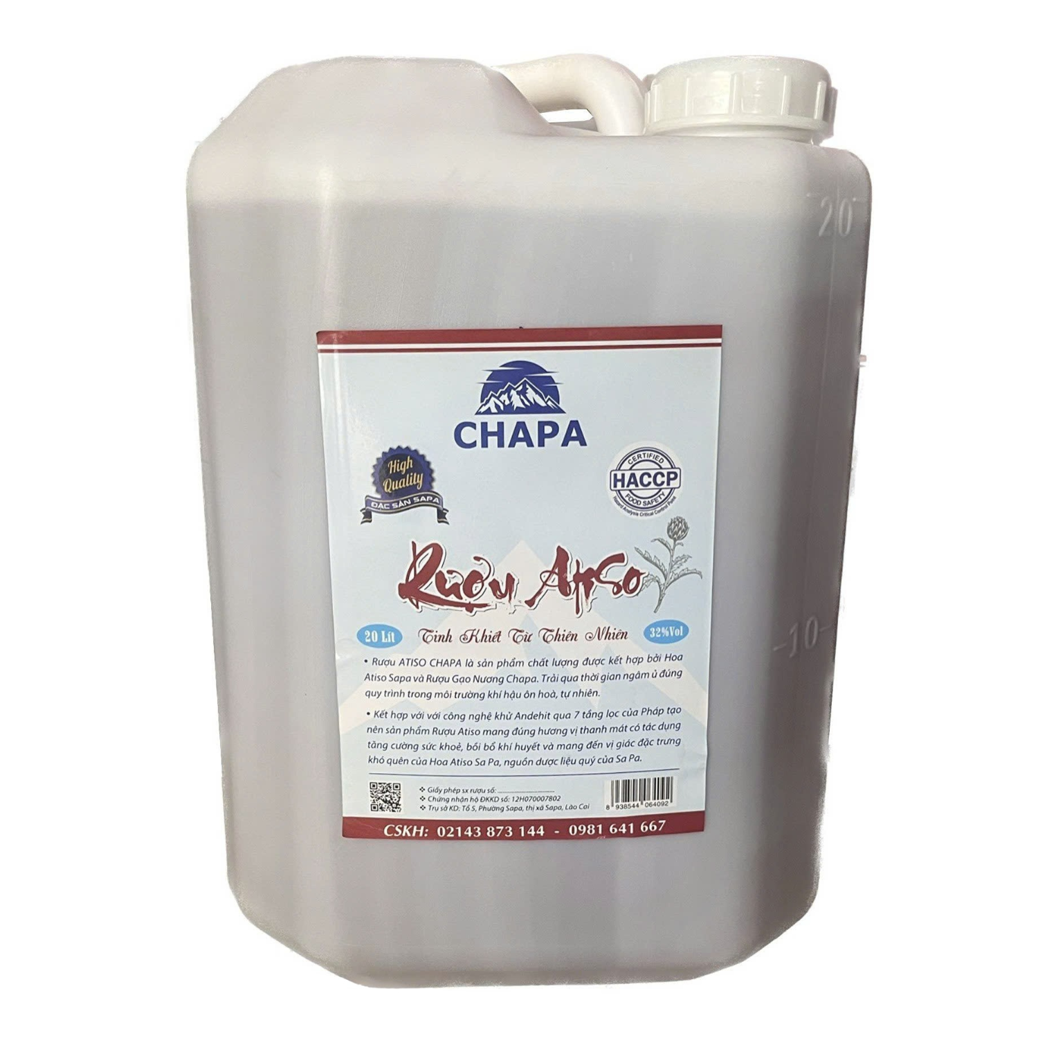 Rượu Atiso Chapa 20L 1 Ruou Atiso